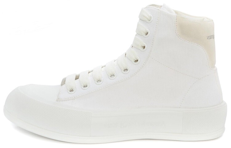 

Alexander McQueen Deck Plimsoll High Top White