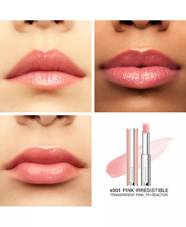 Бальзам для губ Rose Perfecto Givenchy, 001 pink irrésistible - transparent pink, custom to your ph — фото 2