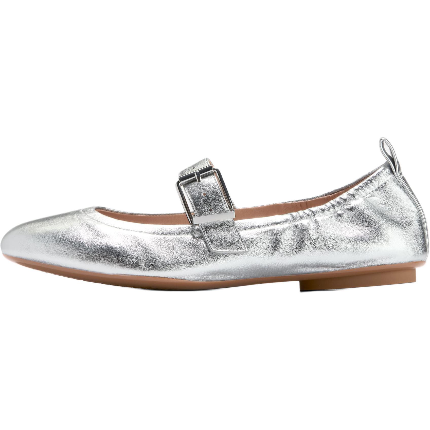 Туфли Мэри Джейн женские серебристые COLE HAAN, Silver