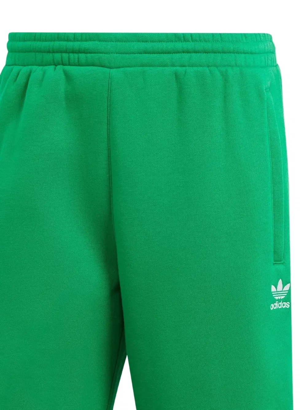 Основные шорты с трилистником Adidas, зеленый — фото 2