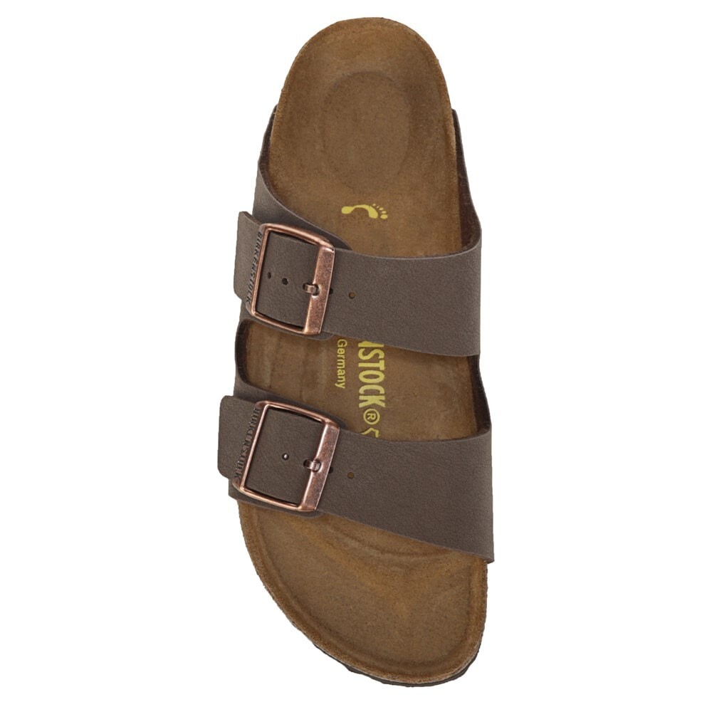 Женские сандалии со стелькой Arizona Birkenstock, цвет mocha — фото 4