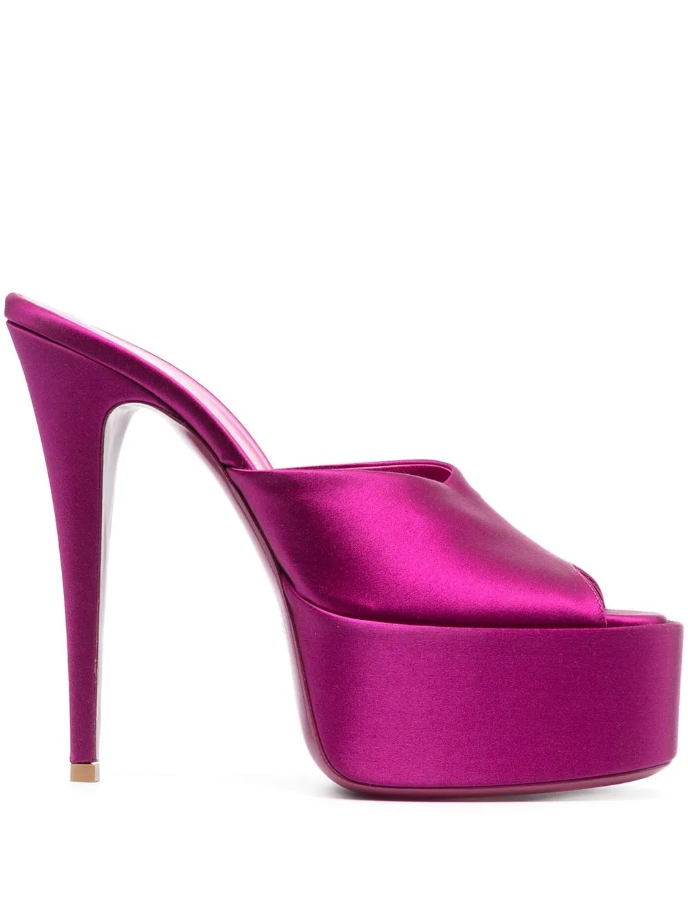Мюли Marina XX 155 на платформе Paris Texas, фиолетовый