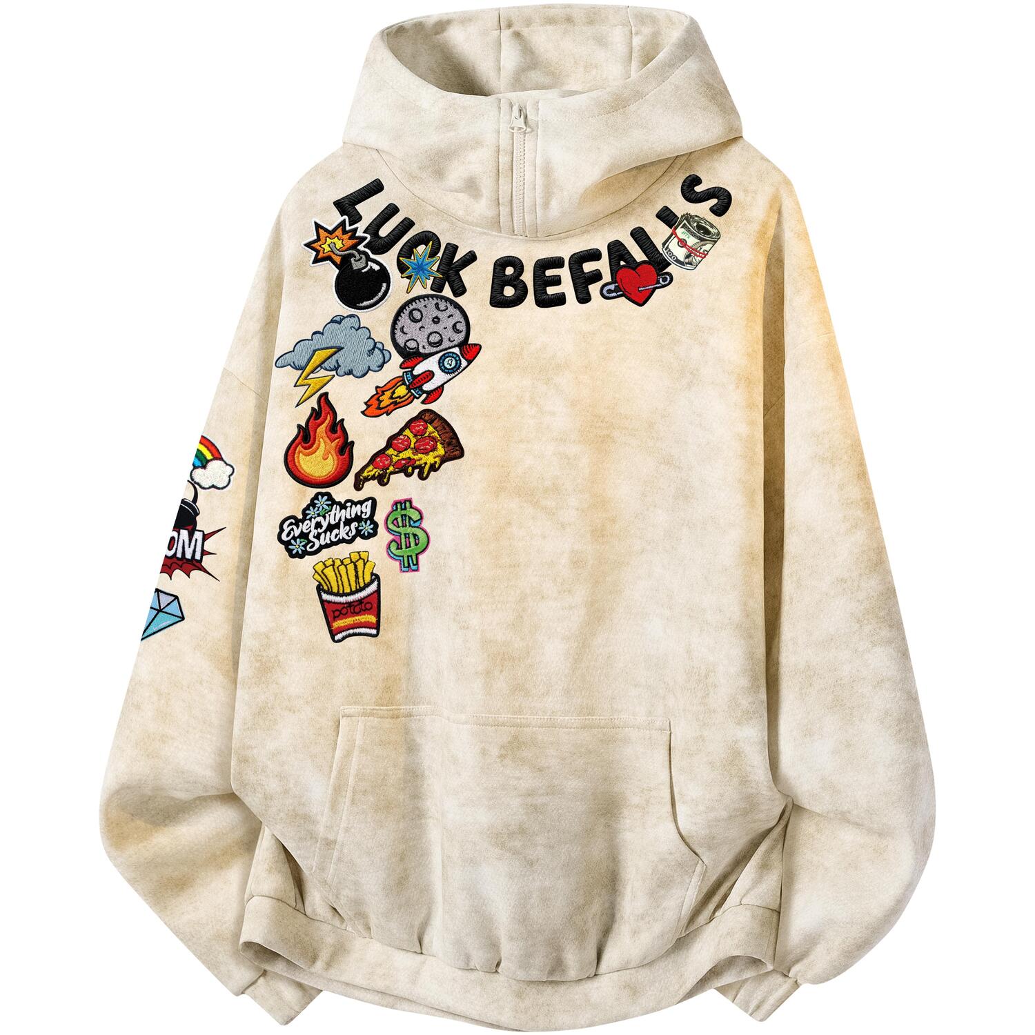 

Толстовка Unisex Hooded Moderate Heavyweight AULDEY, хаки