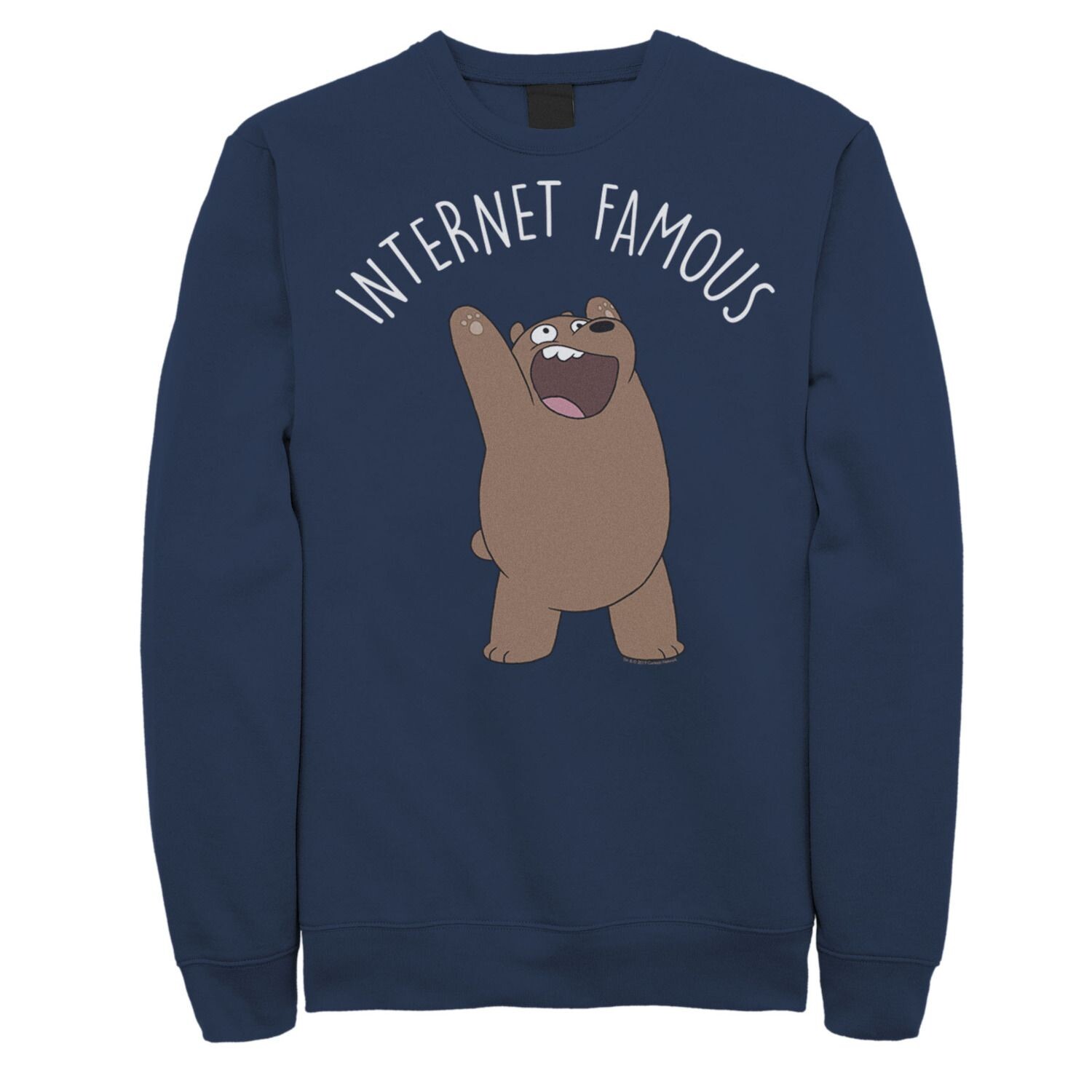 

Мужская флисовая одежда Cartoon Network We Bare Bears Internet Famous Licensed Character, синий