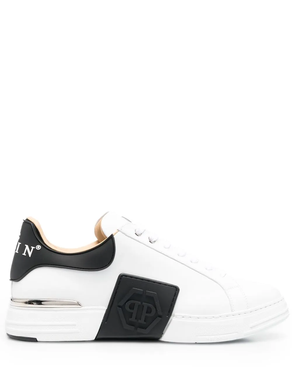 

Кеды с логотипом Hexagon Philipp Plein, белый