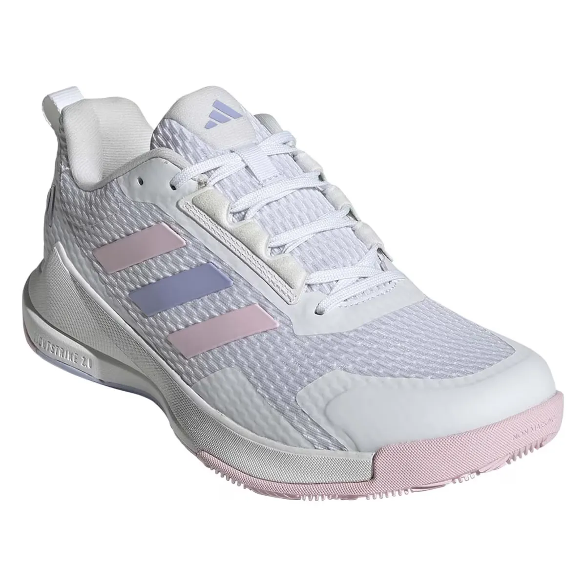 Adidas NOVAFLIGHT 2 женские кроссовки для дома, белый/розовый — фото 4
