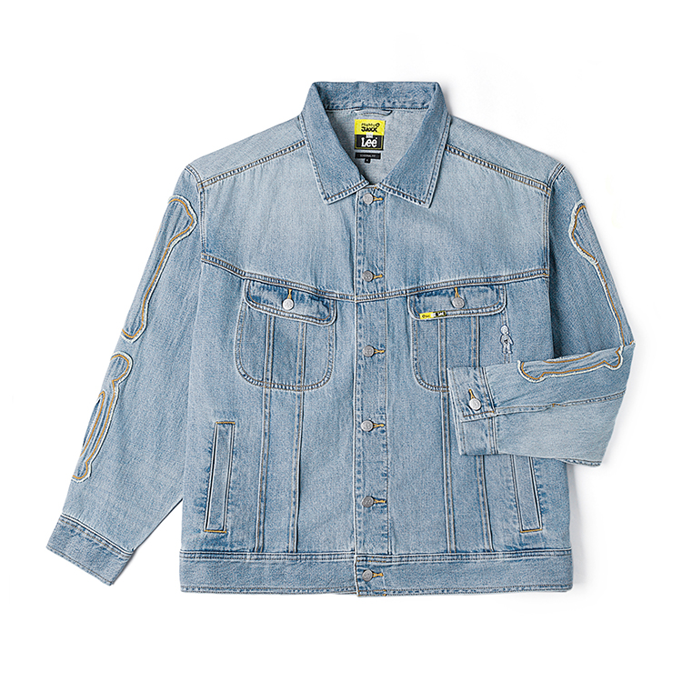 

Lee Могучий Джекс джинсовая куртка унисекс, Light Blue