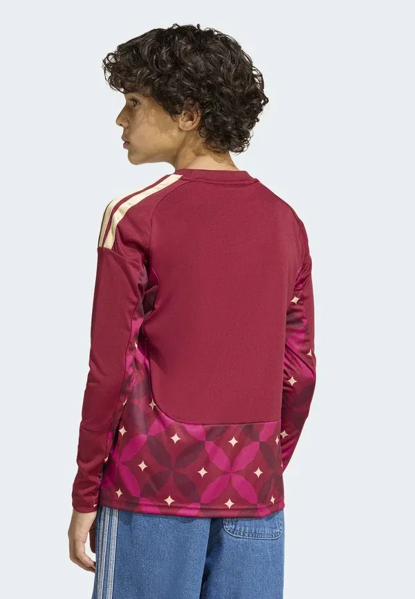 Футболка вратарская Adidas Performance Italy 26 home long sleeve, бордовая — фото 3