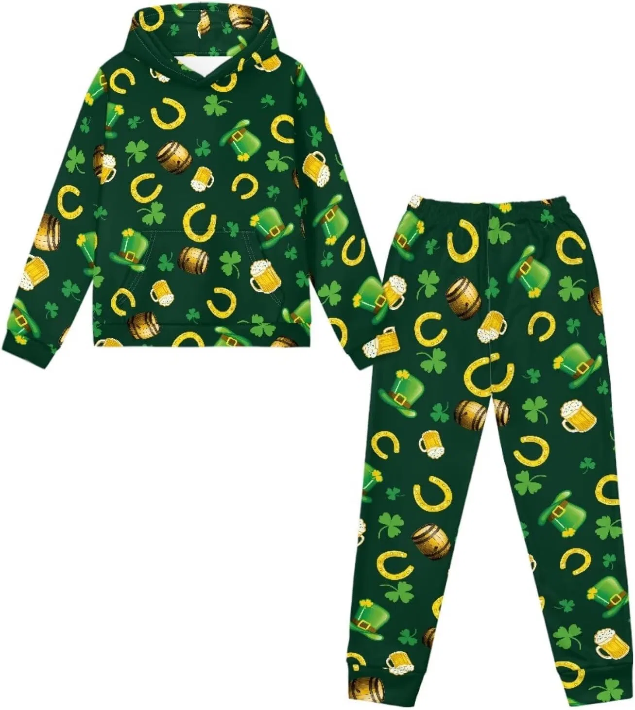 Детский спортивный костюм DISNIMO, худи и джоггеры, Clover Beer — фото 3