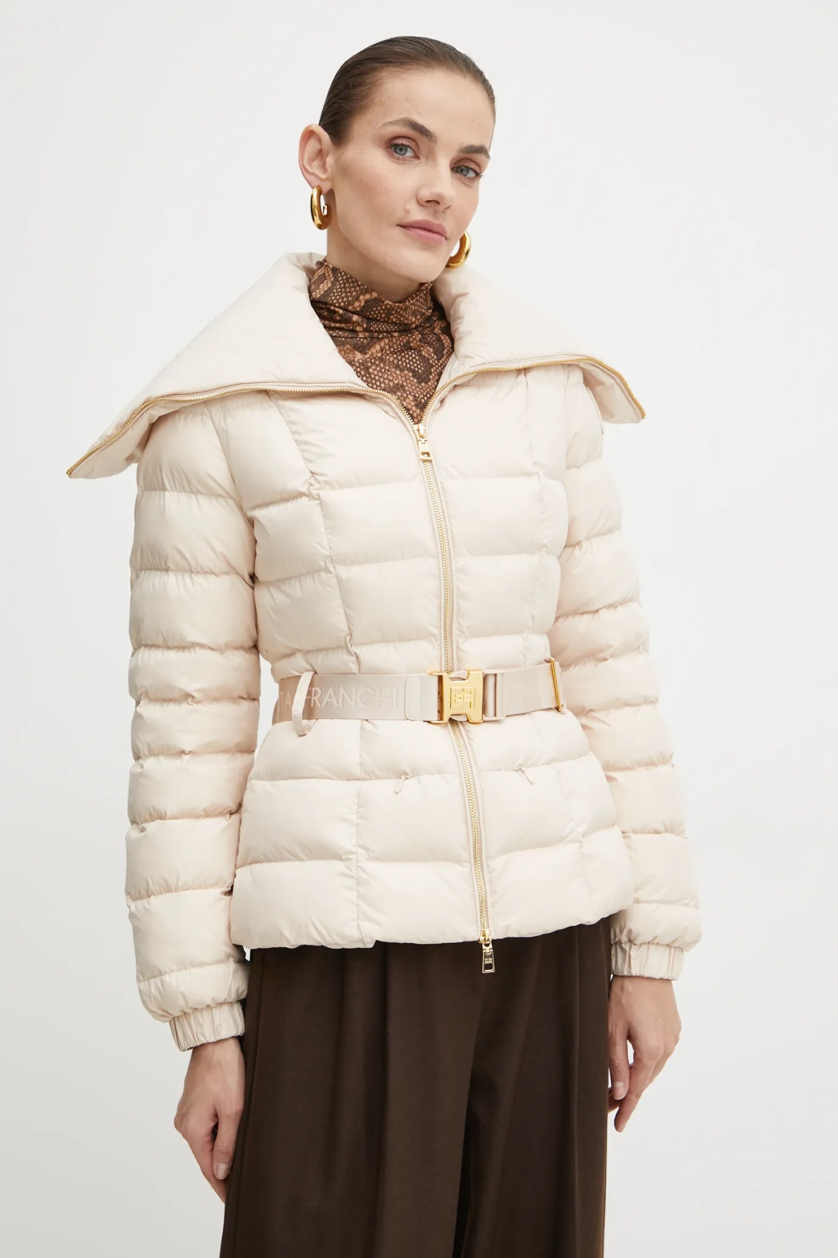 

Куртка Elisabetta Franchi, бежевый