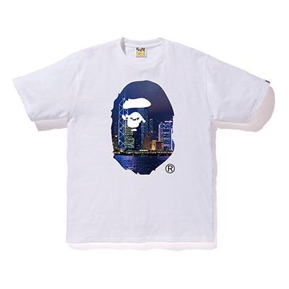 

Футболка A Bathing Ape HongKong 13th Anniversary Ape Head T-Shirt 'White', белый