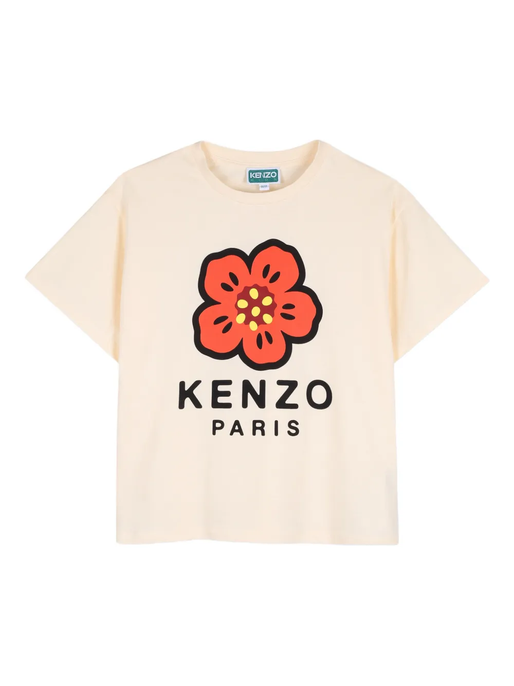 

Футболка с принтом логотипа Kenzo Kids, нейтральный