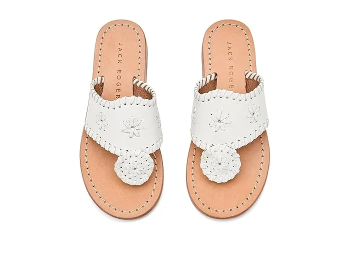 Сандалии Jacks Flat Sandals Jack Rogers Kids, White — фото 3