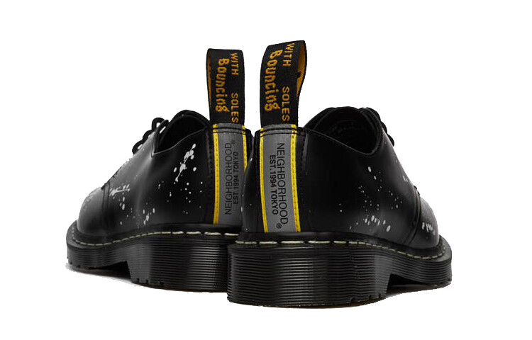 Туфли Dr.Martens 1461 3-Eye Made In England Neighborhood Paint Splatter — фото 4