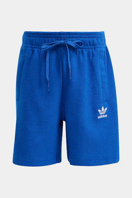Комплект детский из футболки и шорт Adidas Originals, синий — фото 4