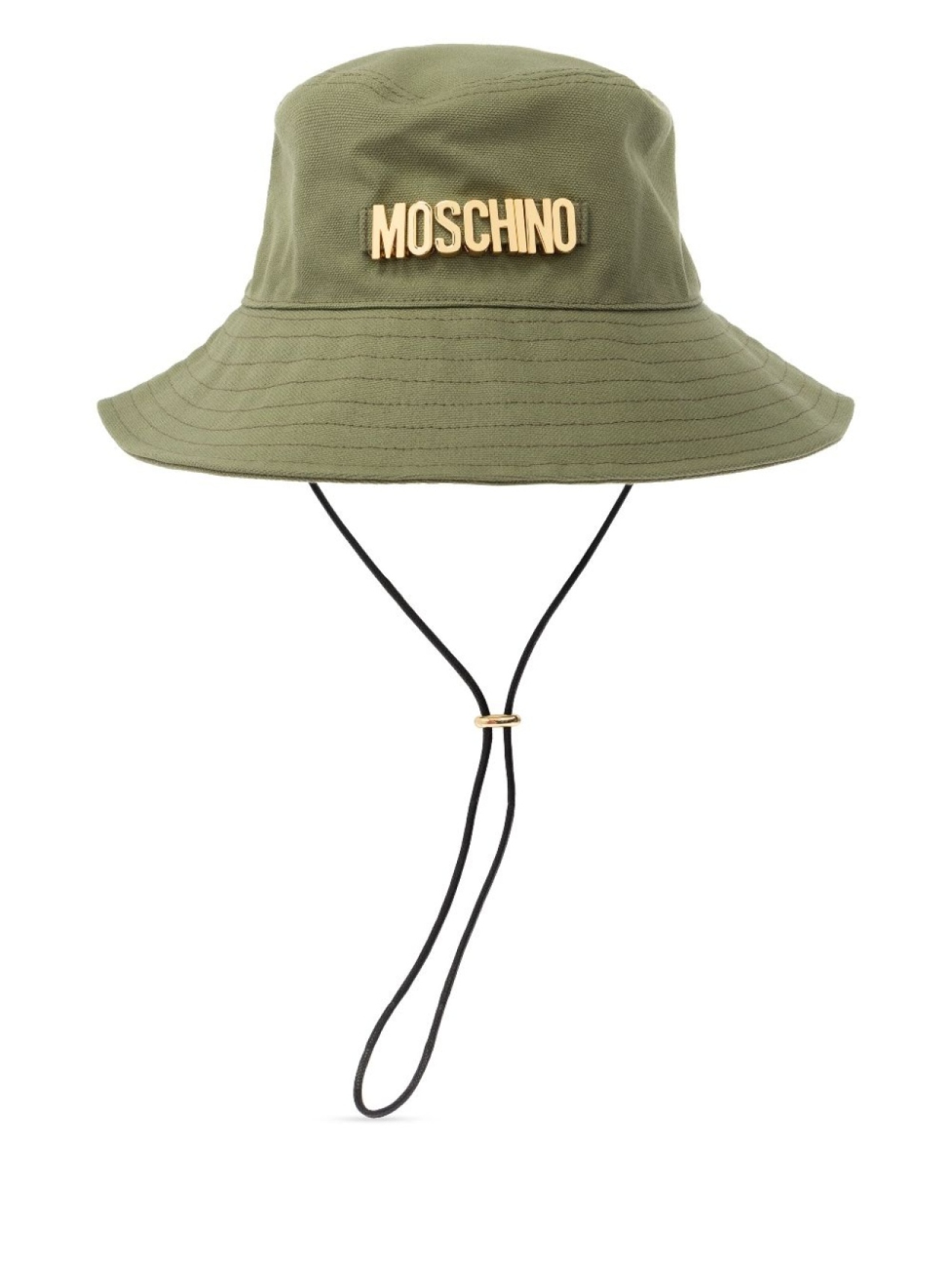 

Moschino панама с логотипом, зеленый