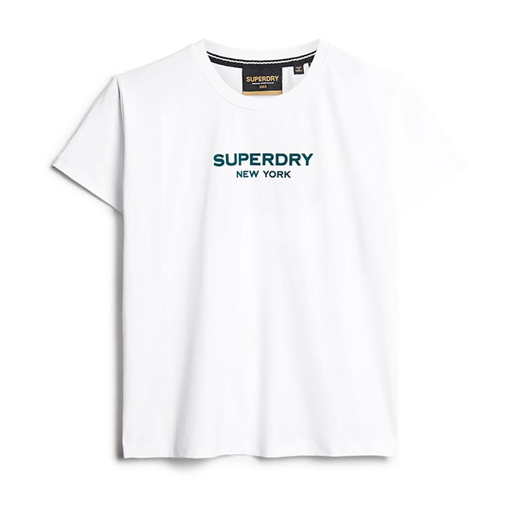 Футболка с коротким рукавом Superdry Sport Luxe Graphic Fitted, белый — фото 2