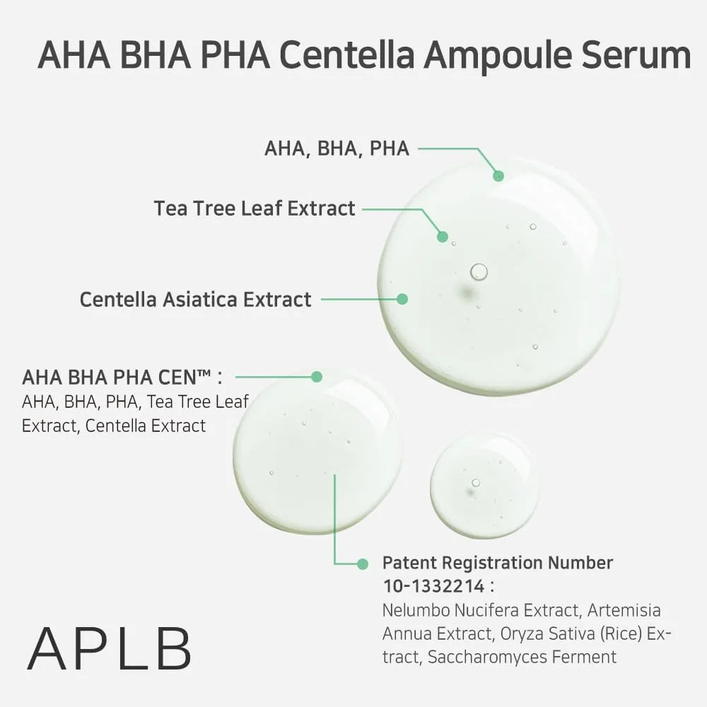 Сыворотка Aplb — AHA BHA PHA с центеллой, 40 мл — фото 4