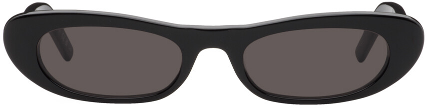 

Черные солнцезащитные очки оттенка SL 557 Saint Laurent, цвет Shiny black