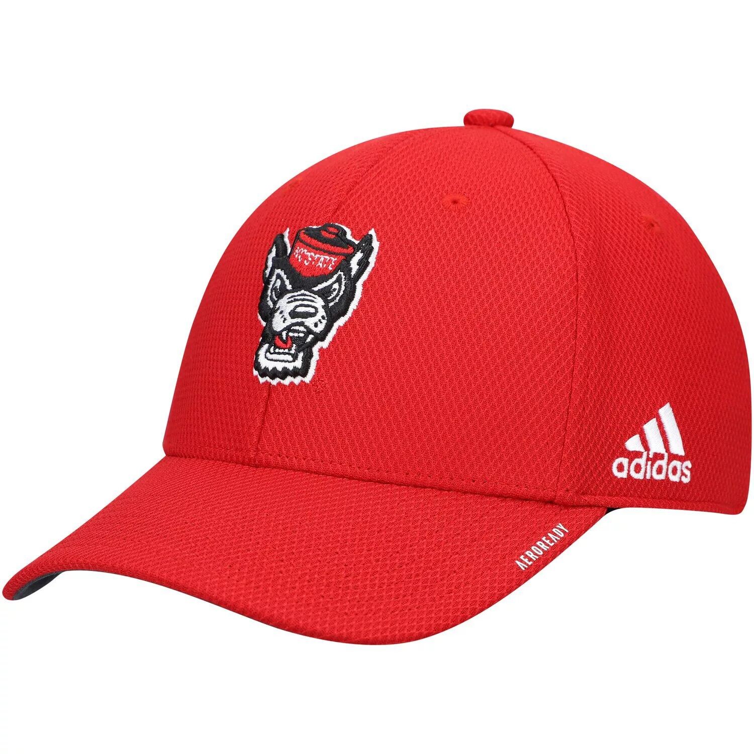 

Мужская кепка adidas Red NC State Wolfpack 2021 Sideline Coaches AEROREADY Flex Hat