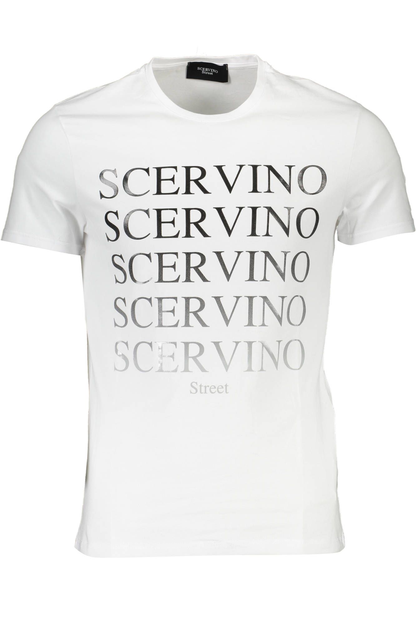 

Белая хлопковая мужская футболка Ermanno Scervino