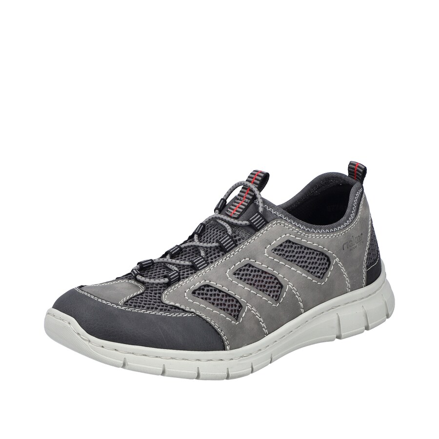 

Тапочки Rieker, цвет Stone/Dark grey