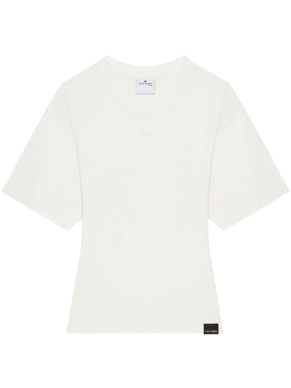 

Футболка с аппликацией Courrèges Courreges Pre, белый