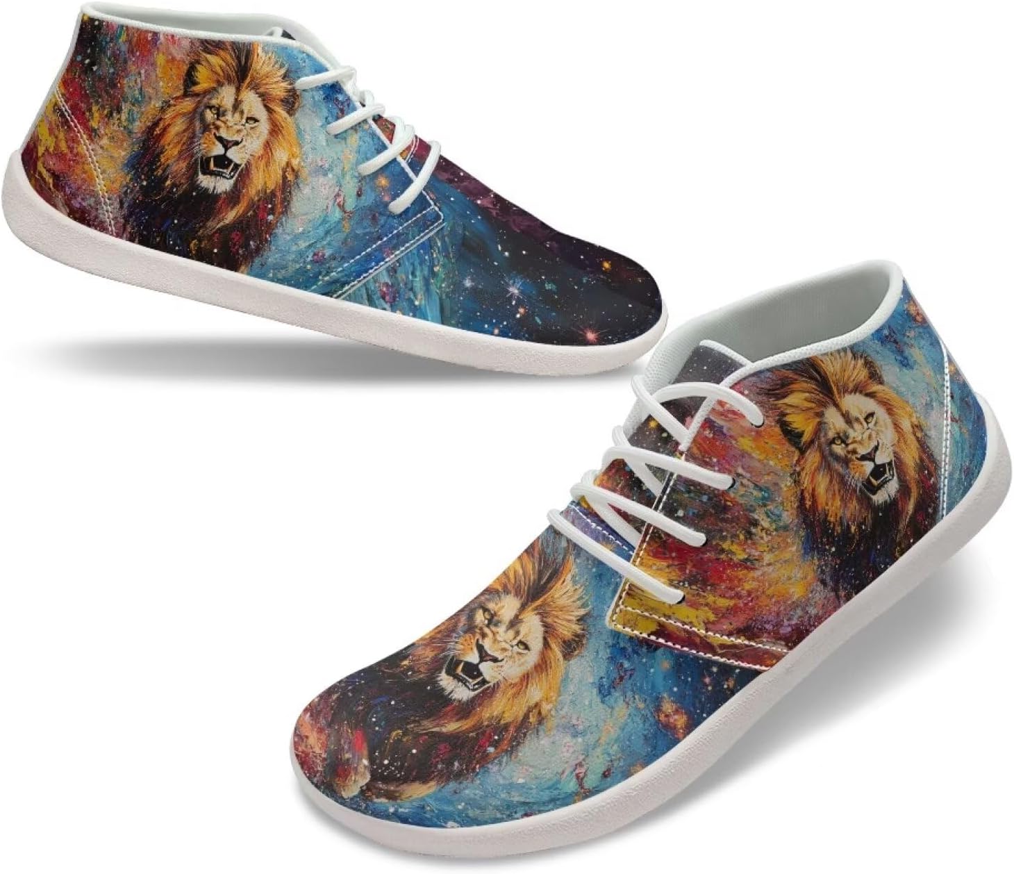 

Мужские кроссовки для бега, походные ботинки, водонепроницаемые кожаные туфли для мужчин Fonplted, Lion