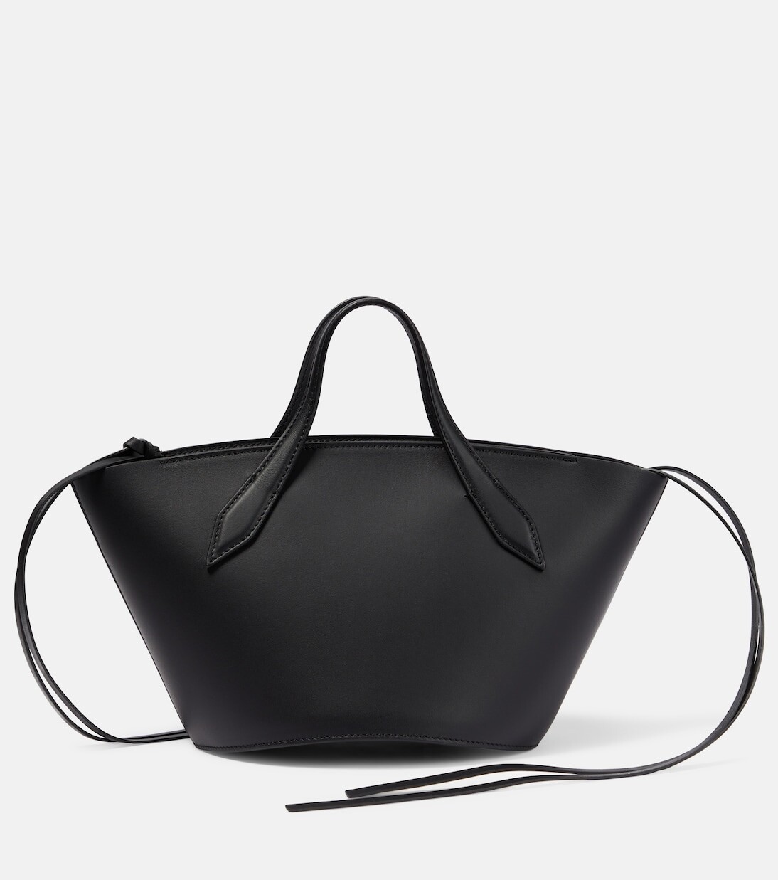 

Кожаная сумка через плечо Acne Studios, черный