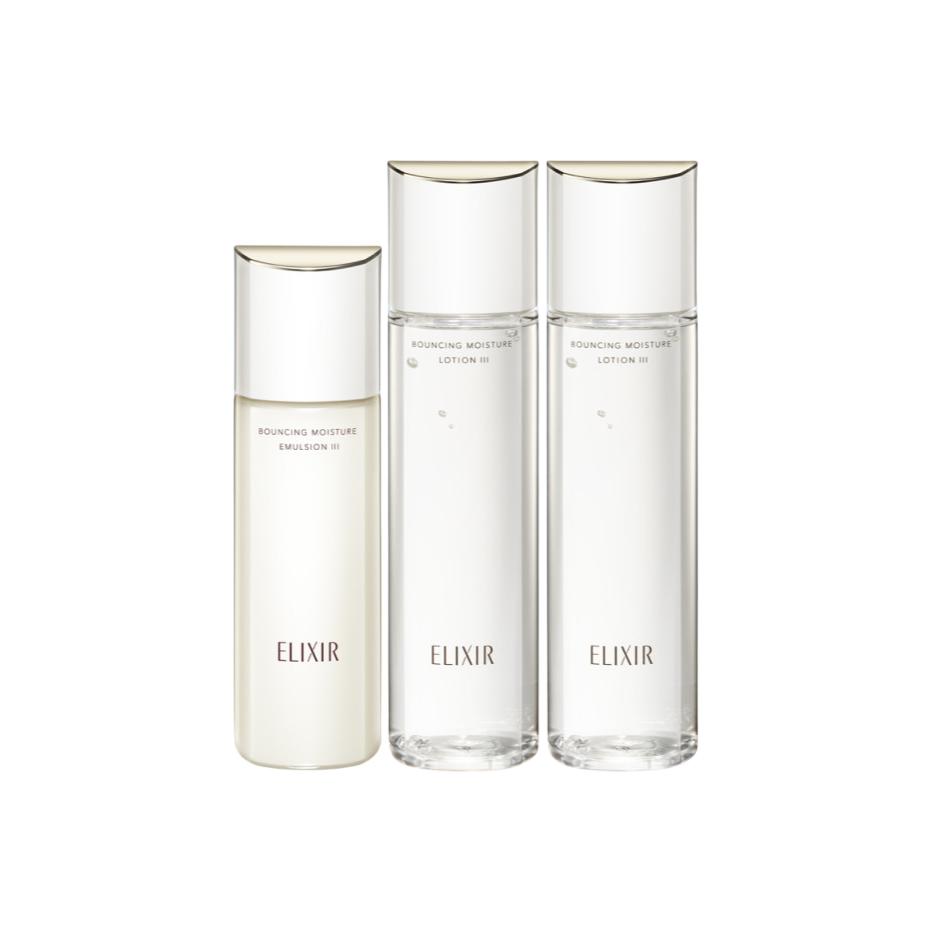 

Набор для ухода за кожей yueva vitalizing and elastic moisturizing, увлажняющий и питающий, 170мл*2+130мл ELIXIR