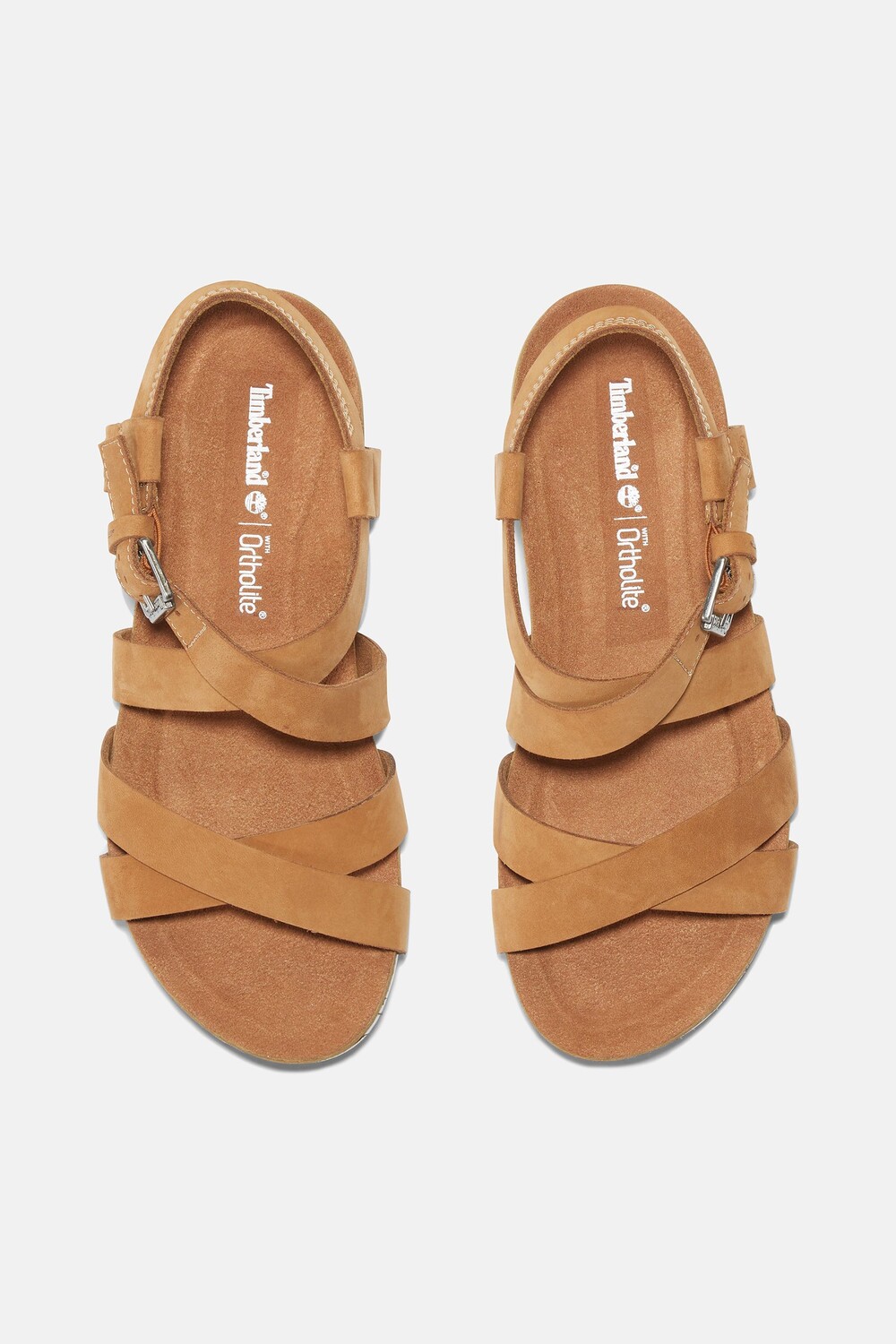 Коричневые босоножки Malibu Waves с ремешком на щиколотке Timberland, коричневый — фото 3