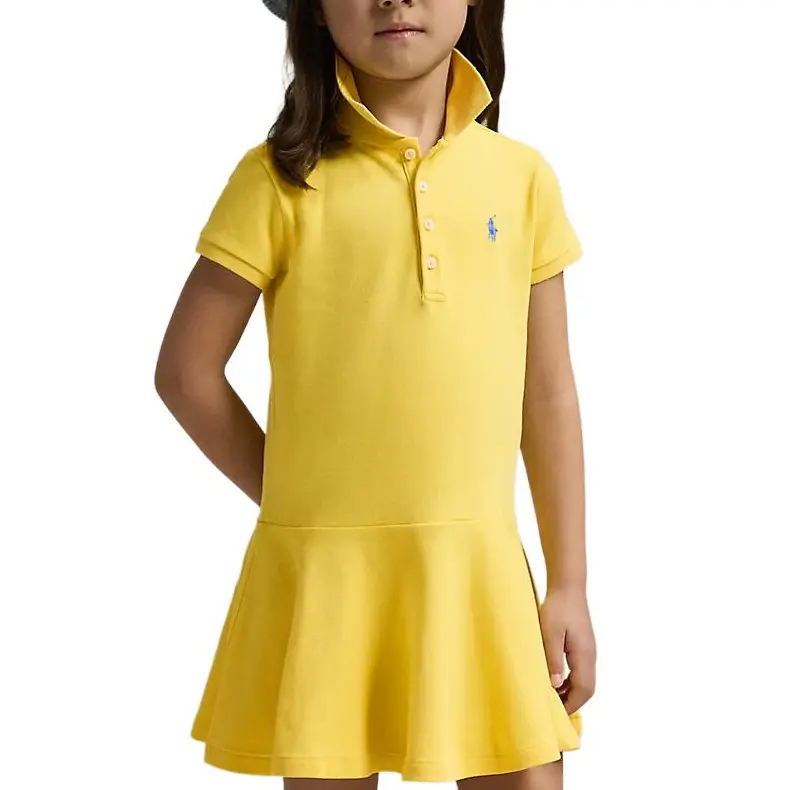 Платье desert yellow kids' Polo Ralph Lauren, желтый — фото 4