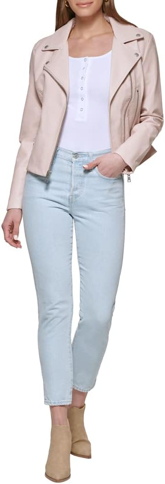 

Levi's Женская мото-куртка 538 из экокожи, Peach Blossom