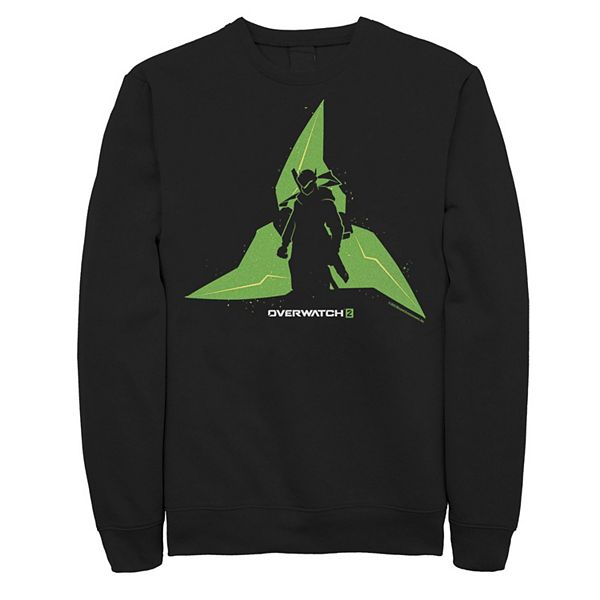 

Толстовка мужская Overwatch 2 Genji Shuriken Silhouette Fleece Licensed Character