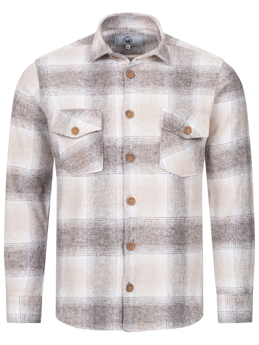 

Рубашка на пуговицах классического кроя Rock Creek, Chocolate/Brocade/Natural White