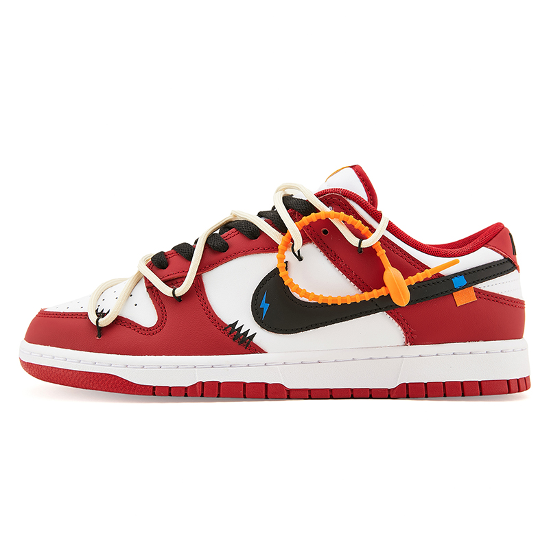 

Nike Ударопрочные, нескользящие, низкие кроссовки для скейтбординга Dunk, мужские, бежевые, черные, красные