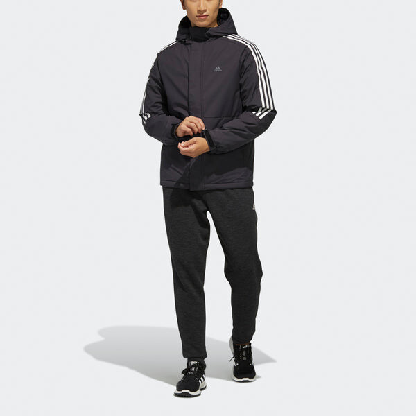 Пуховик adidas 3ST Down Jkt Outdoor Sports Down Jacket Black, черный — фото 3