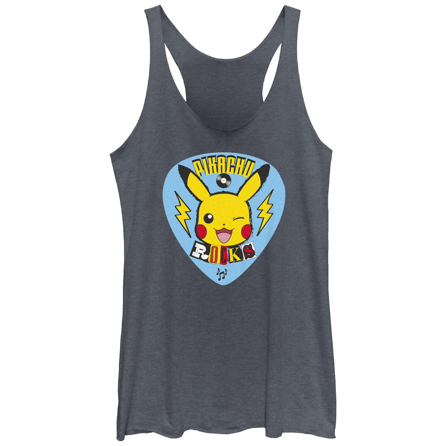 

Детская майка Pokemon Pikachu Rockstar Guitar Pick Racerback Pokemon