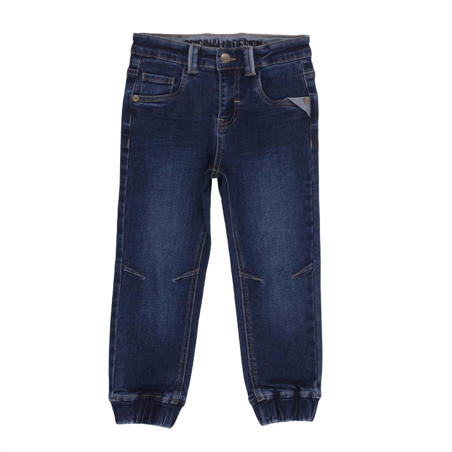 

Джинсовые спортивные брюки для мальчиков в синем цвете Noruk Collection