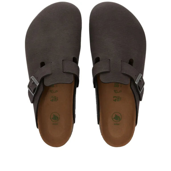 Тапочки boston vegan sandals 'black desert dust' Birkenstock, серый — фото 3
