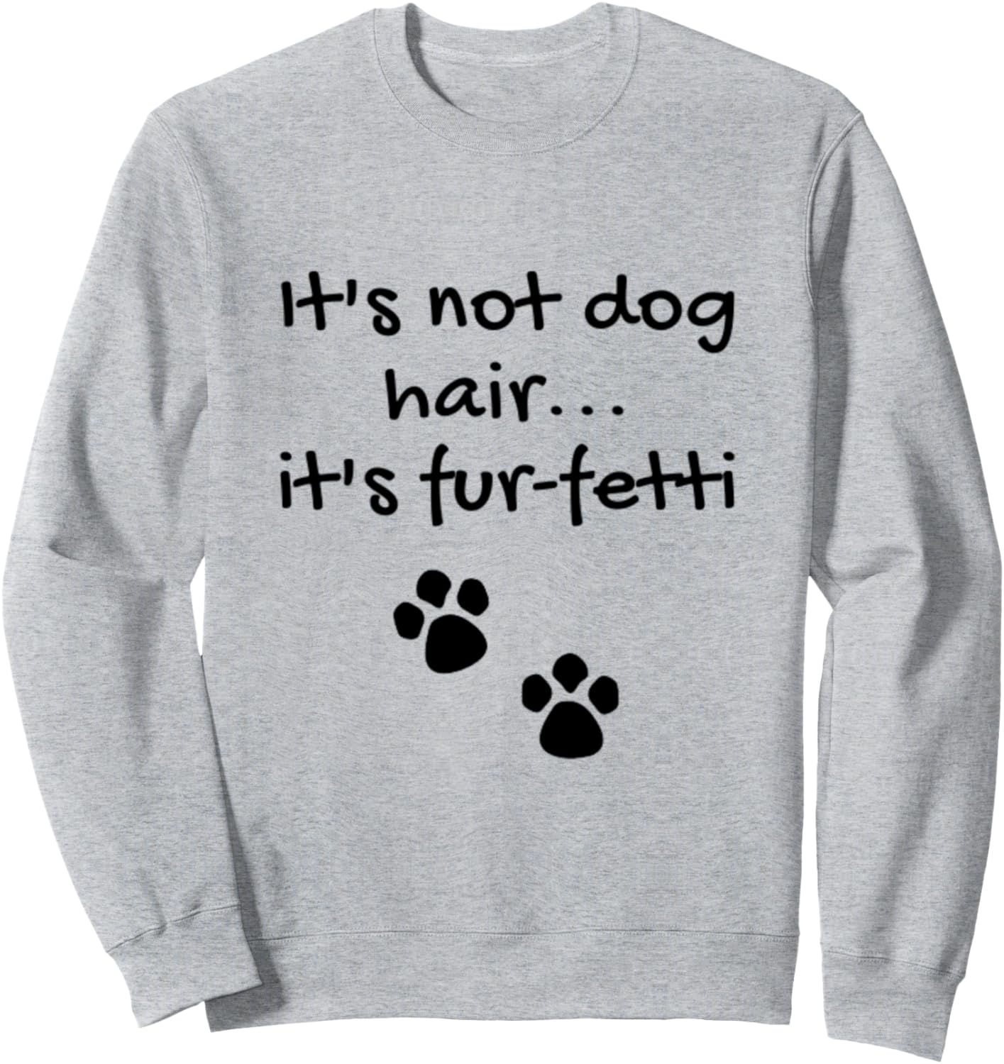 

Это не собачья шерсть, это мех - Толстовка FettiFunny для любителей собак Funny Dog Lover, серый
