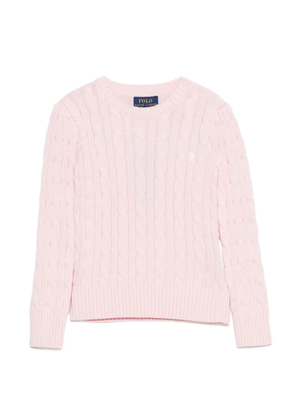 Свитер крупной вязки Polo Ralph Lauren Kids, розовый