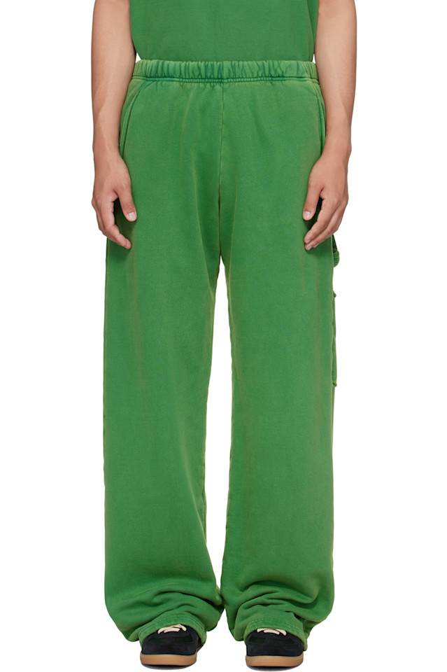 

Les Tien Зеленые тяжелые спортивные штаны для работы в условиях сильной лужи