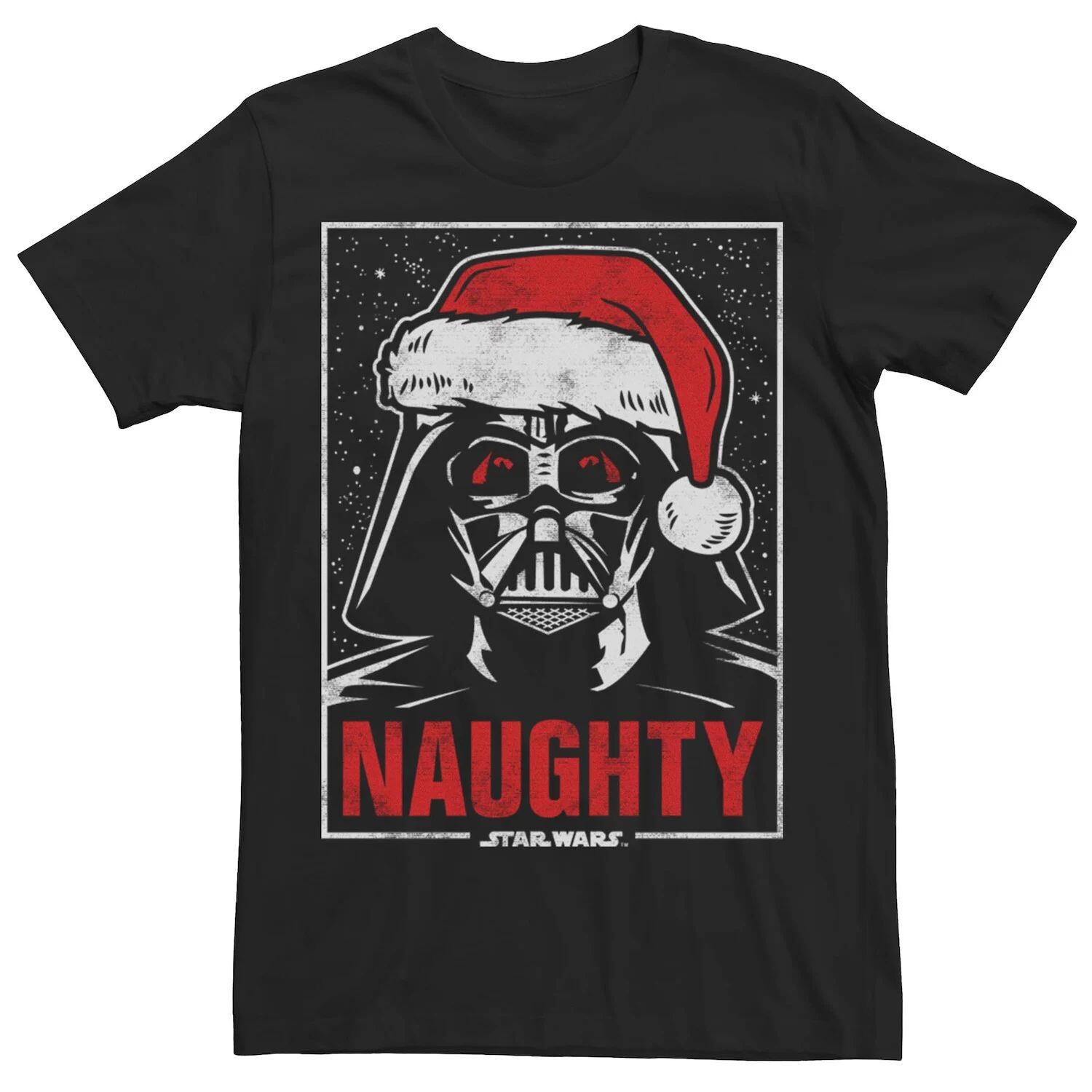 

Мужская футболка с плакатом «Звездные войны Дарт Вейдер» и «Naughty» Licensed Character