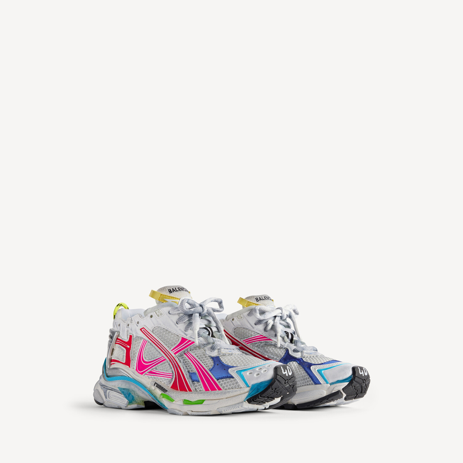 BALENCIAGA Женские кроссовки Runner в мультиколоре — фото 2