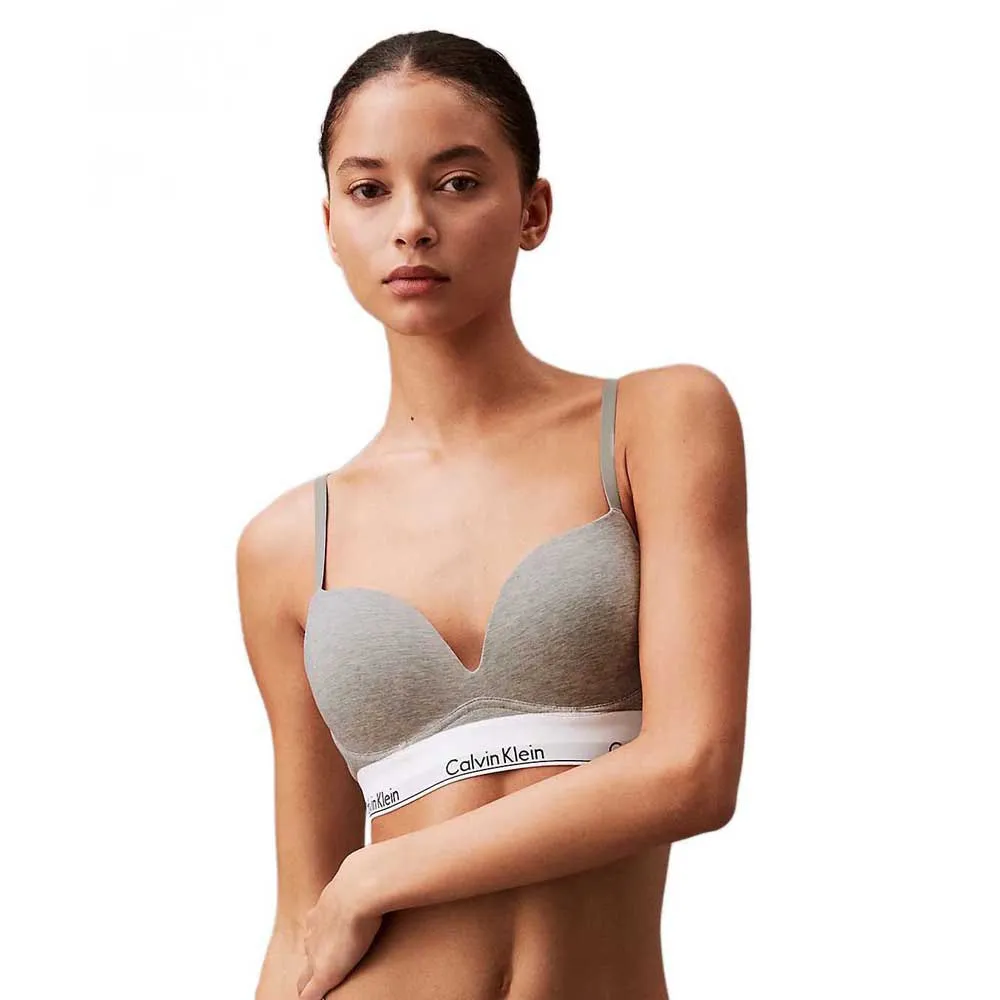 

Бюстгальтер Calvin Klein Plunge, серый