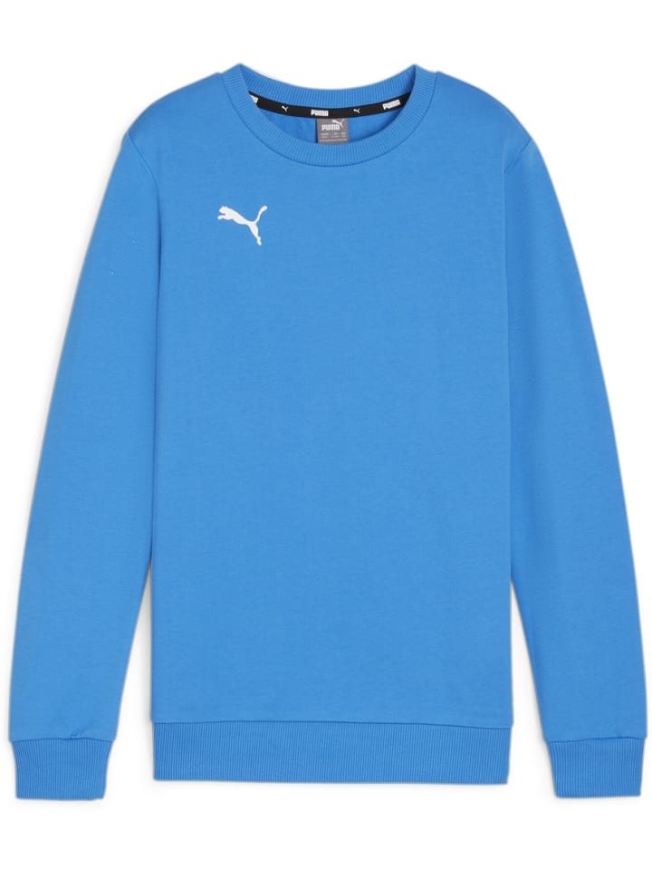 

Puma Пуловер "TeamGoal CasuaLongsleeve Crew Neck Sweat Jr" синего цвета