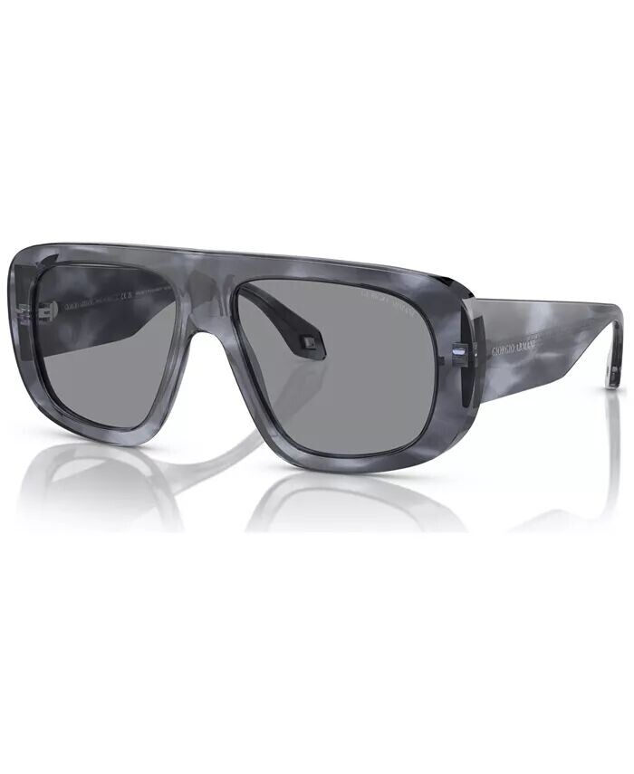 

Мужские солнцезащитные очки, AR818356-X 56 Giorgio Armani, синий