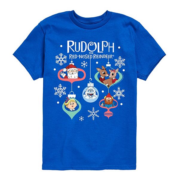 

Футболка с принтом Rudolph the Red-Nosed Reindeer для мальчиков 8-20 Licensed Character, Royal Blue