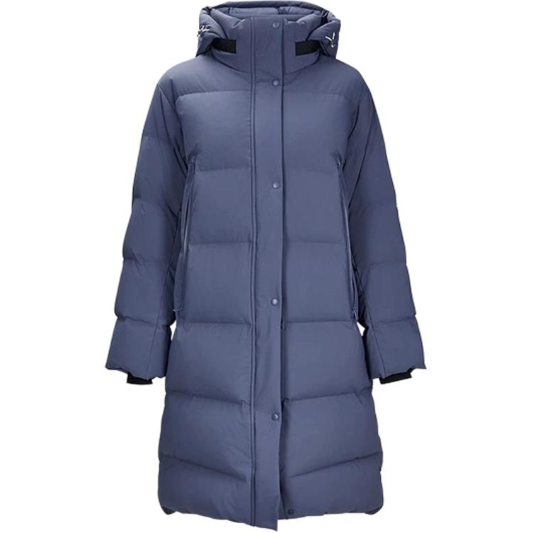 

Skechers Женская ночная куртка Sportlife Down Jacket, цвет сине-серый